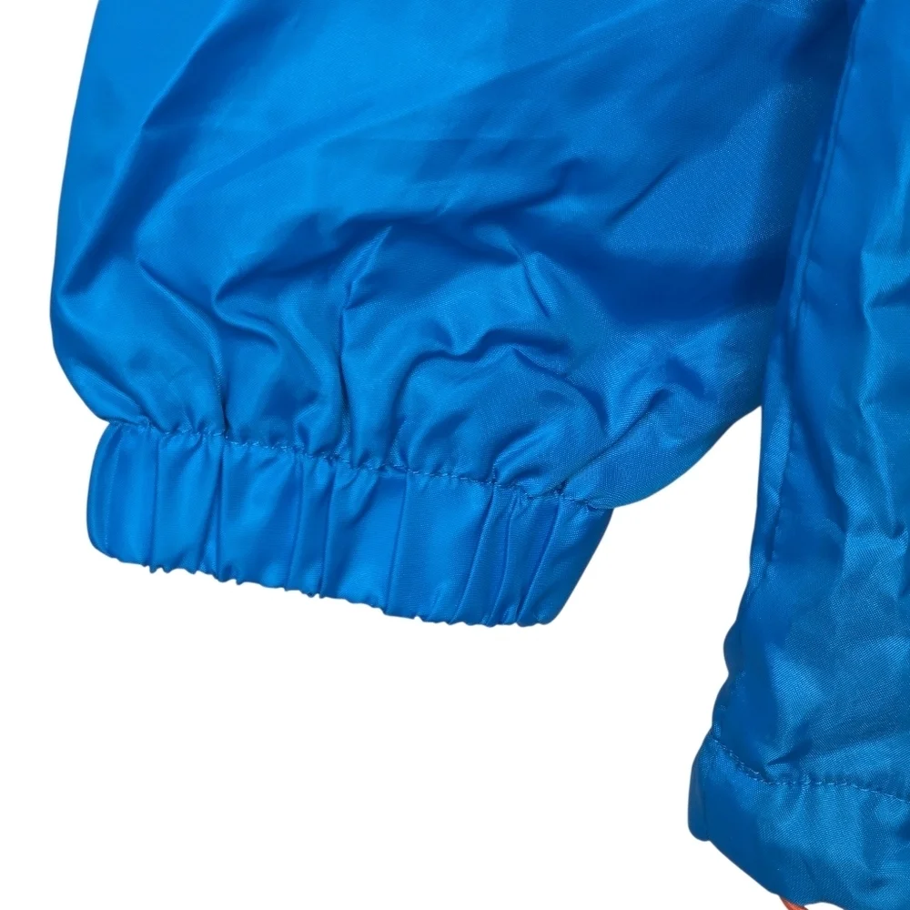 Green Lamb Womens Blue Full Zip Windbreaker Golf Jacket Medium